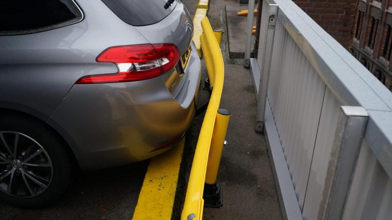 Flexrail voor minder schade in parkeergarages 